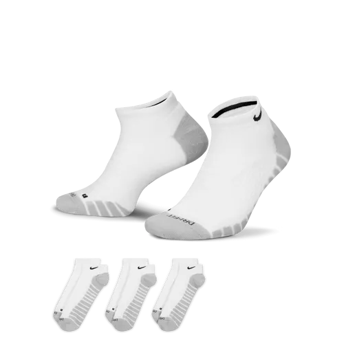 Nike Everyday Max Cushioned Training No-Show Socks (3 Pairs) - White