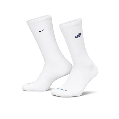 Nike Everyday Plus Cushioned Crew Socks (1 Pair) - White - Polyester