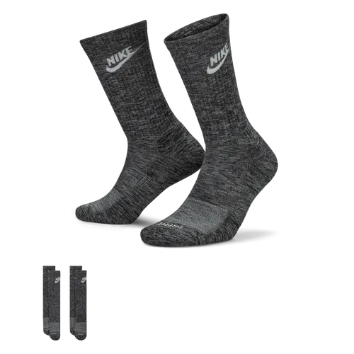 Nike Everyday Plus Cushioned Crew Socks - Black - Polyester