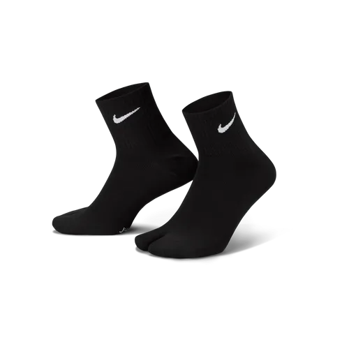 Nike Everyday Plus Lightweight Ankle Split-Toe Socks - Black - Polyester