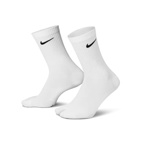 Nike Everyday Plus Lightweight Crew Socks - White - Polyester
