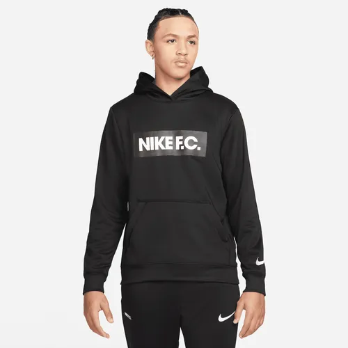 Nike F.C. Men's Football Hoodie - Black - Polyester
