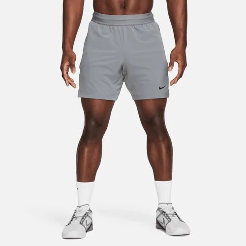 Nike Flex Rep 4.0 Men's Dri-FIT 18cm (approx.) Unlined Fitness Shorts - Grey - Polyester
