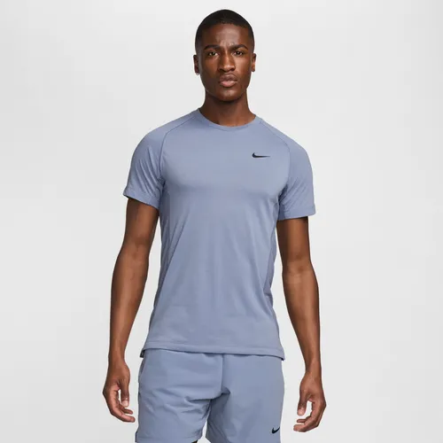 Nike Flex Rep Men's Dri-FIT Short-Sleeve Fitness Top - Blue - Polyester