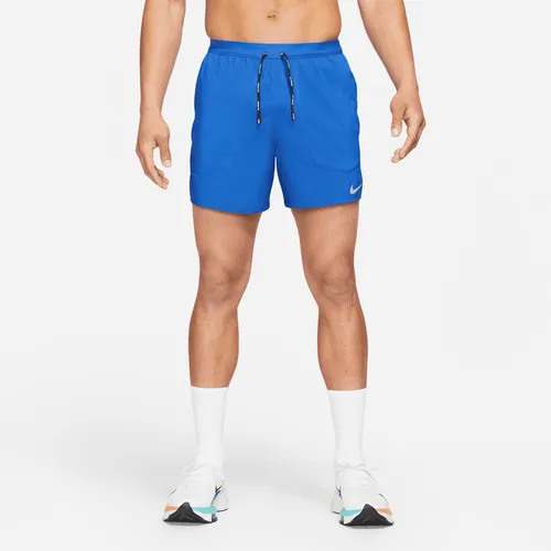 Nike Flex Stride Men's 13cm (approx.) Brief Running Shorts - Blue - Polyester