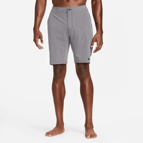 Nike Flow Men's 23cm (approx.) Hybrid Swimming Shorts - Grey - Polyester
