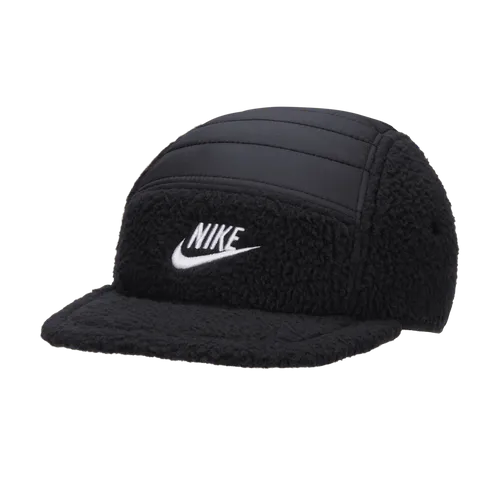 Nike Fly Cap Unstructured 5-Panel Flat-Bill Hat - Black - Polyester