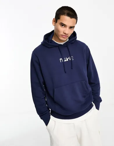 Nike Football FC Club hoodie in navy