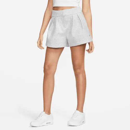 Nike Forward Shorts Women's High-Waisted Shorts - Grey - Polyester