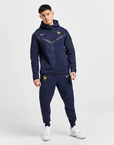 Nike France Tech Fleece Joggers - Navy - Mens