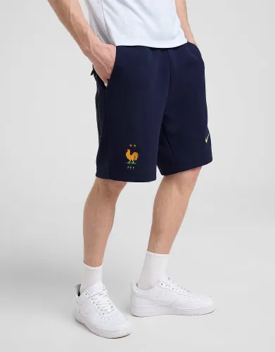 Nike France Tech Fleece Shorts - Navy - Mens