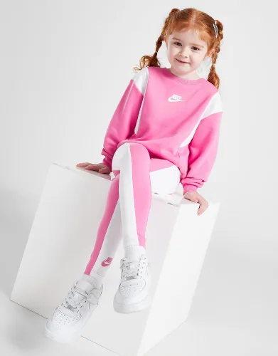 Nike Girls' Colour Block Tracksuit Children - Pink