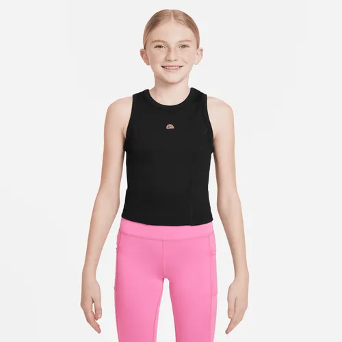 Nike Girls' Dri-FIT Tank Top - Black - Polyester