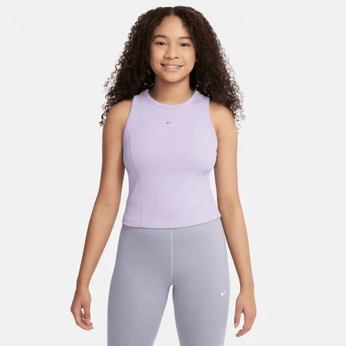 Nike Girls' Dri-FIT Tank Top - Purple - Polyester