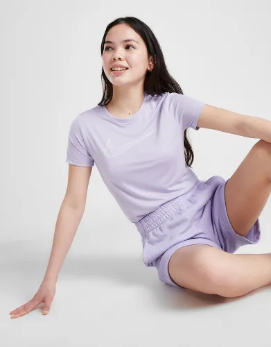 Nike Girls' Fitness Dri-FIT One T-Shirt Junior - Purple