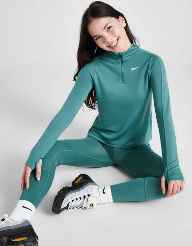 Nike Girls' Fitness Long Sleeve 1/2 Zip Top Junior - Bicoastal - Womens