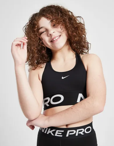 Nike Girls' Fitness Pro Sports Bra Junior - Black - Kids