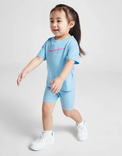 Nike Girls' Graphic T-Shirt/Shorts Set Infant - Blue