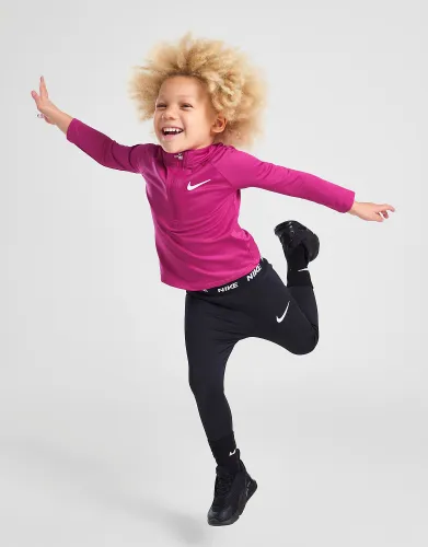 Nike Girls' Pacer 1/4 Zip Top/Leggings Set Infant - Pink