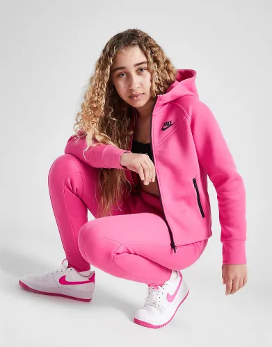 Nike Girls' Tech Fleece Full Zip Hoodie Junior - Alchemy Pink