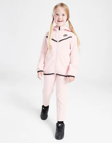 Nike Girls' Tech Fleece Full Zip Tracksuit Children - Pink
