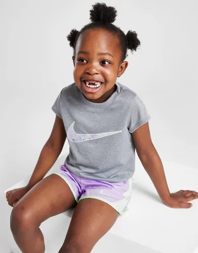 Nike Girls' Tempo T-Shirt/Shorts Set Children - Grey
