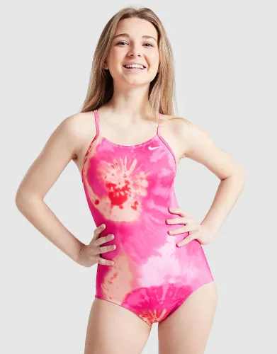 Nike Girls' Tie Dye Swimsuit Junior - Pink - Kids
