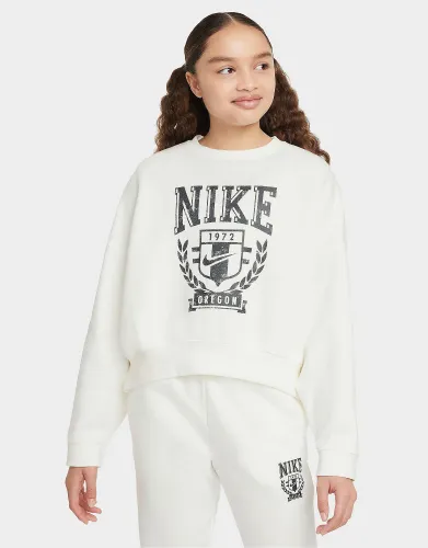 Nike Girls Trend Sweatshirt Junior - Sail