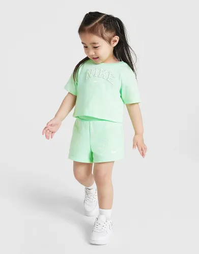 Nike Girls' Varsity T-Shirt/Shorts Infant - Green - Kids