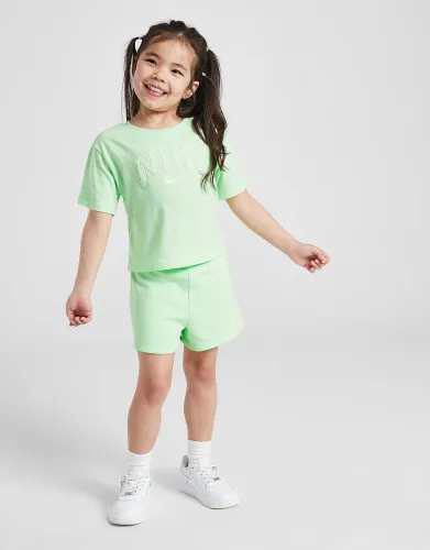 Nike Girls' Varsity T-Shirt/Shorts Set Children - Green - Kids