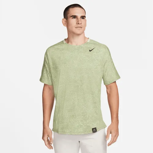 Nike Golf Club Men's Golf Short-Sleeve Top - Green - Cotton