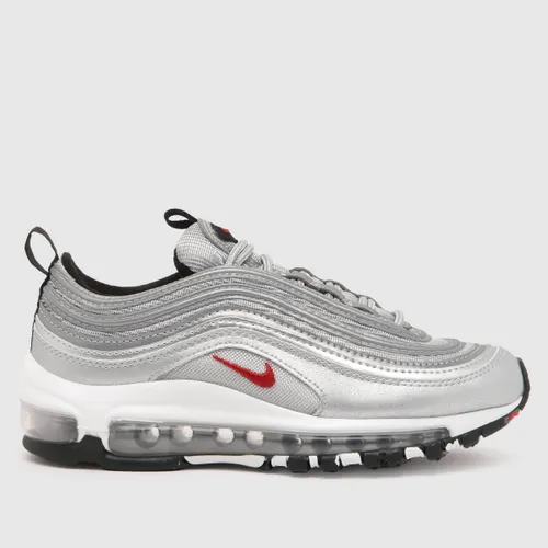 Nike Grey & Black Air Max 97 Youth Trainers
