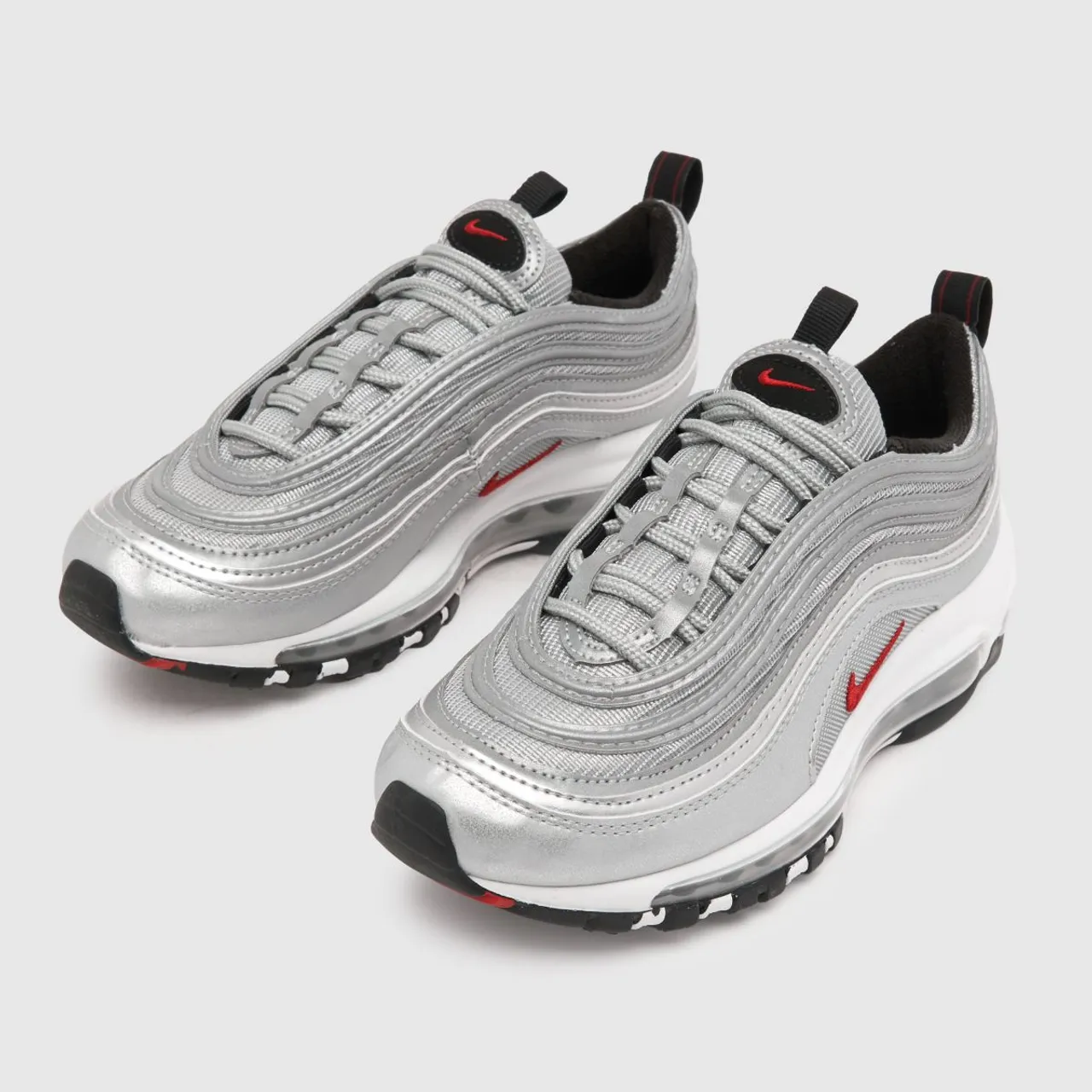 Nike Grey & Black Air Max 97 Youth Trainers