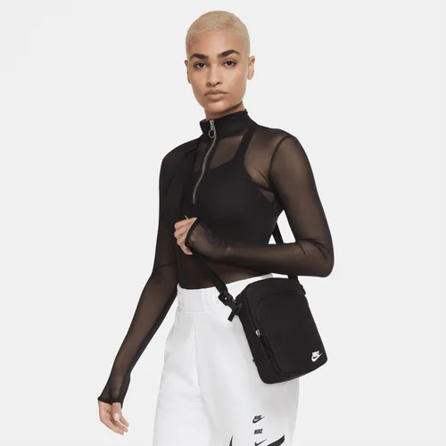 Nike Heritage Cross-Body Bag (4L) - Black - Polyester