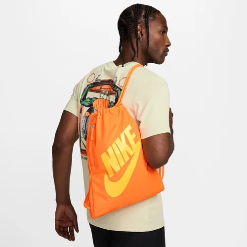Nike Heritage Drawstring Bag (13L) - Orange - Polyester