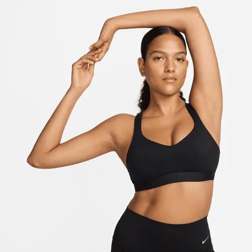Nike Indy High-Support Women's Padded Adjustable Sports Bra - Black - Polyester