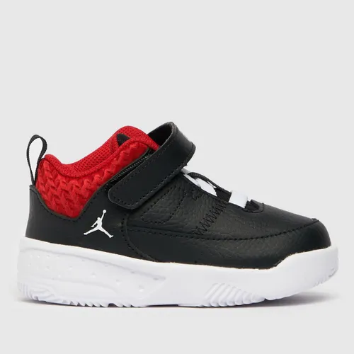 Nike Jordan Black & Red Max Aura 3 Boys Toddler Trainers