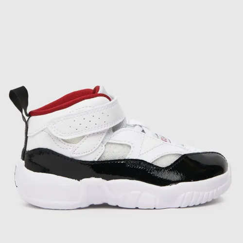 Nike Jordan White & Red Jumpman Two Trey Youth Trainers