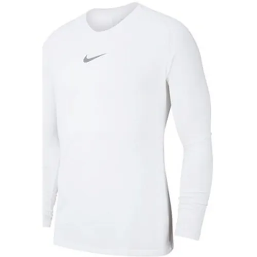 Nike  JR Dry Park First Layer  boys's Children's T shirt in White