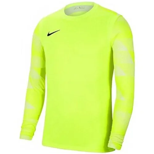 Nike  JR Dry Park IV  boys's Children's T shirt in Green