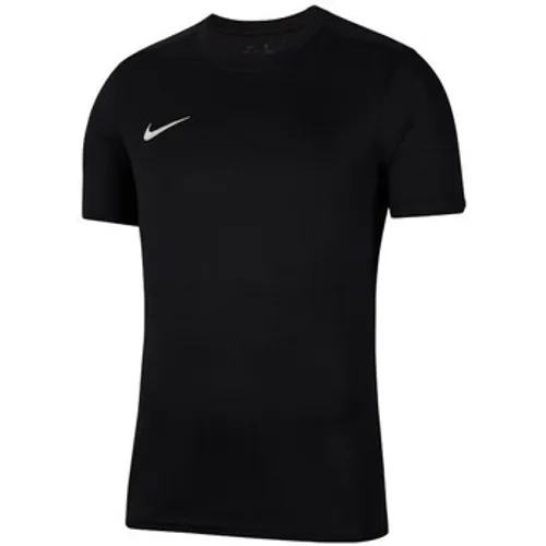 Nike  JR Dry Park Vii  boys's Children's T shirt in Black
