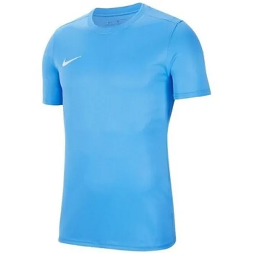 Nike  JR Dry Park Vii  boys's Children's T shirt in Blue