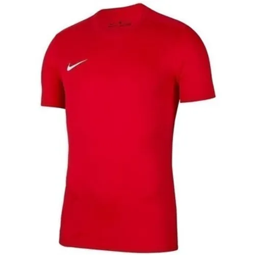 Nike  JR Dry Park Vii  boys's Children's T shirt in Red