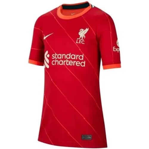 Nike  Jr Fc Liverpool 2020, 2021 Stadium Home  boys's Children's T shirt in Red