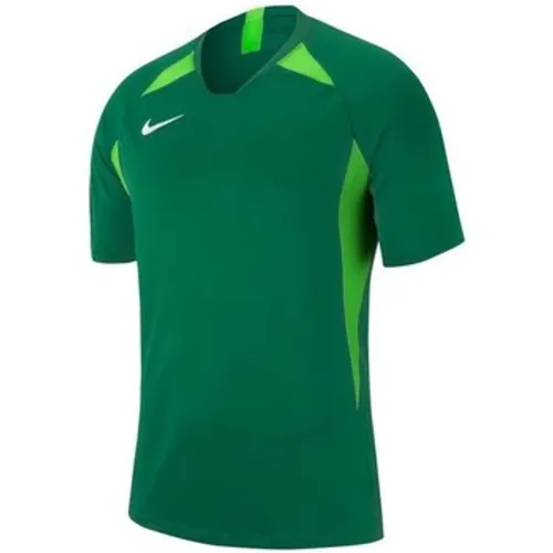 Nike  JR Legend  boys's Children's T shirt in Green