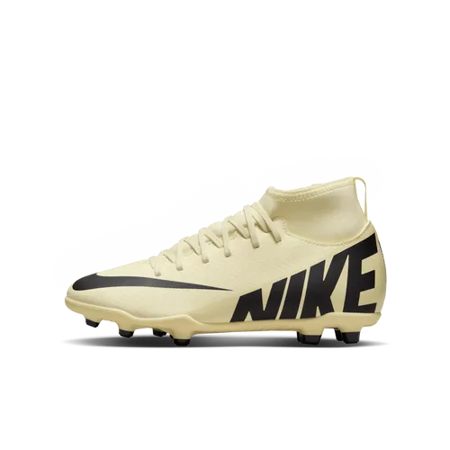 Nike Jr. Mercurial Superfly 9 Club Younger/Older Kids' Multi-Ground High-Top Football Boot - Yellow