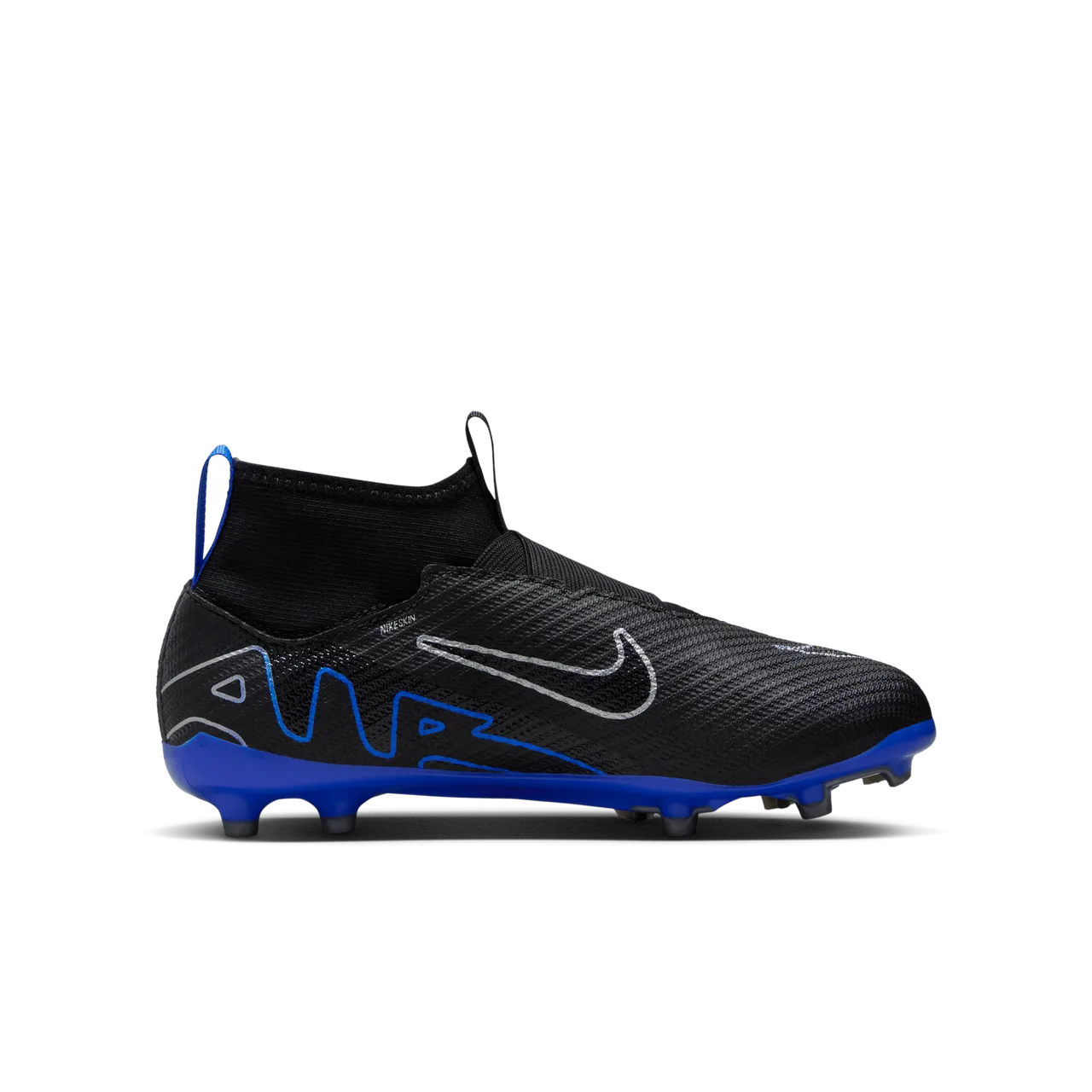 Nike Jr. Mercurial Superfly 9 Pro Younger/Older Kids' Firm-Ground High-Top Football Boot - Black