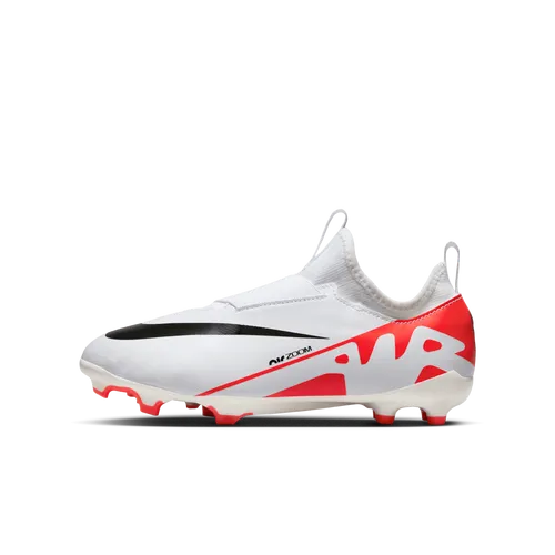 Nike Jr. Mercurial Vapor 15 Academy Younger/Older Kids' Multi-Ground Low-Top Football Boot - Red