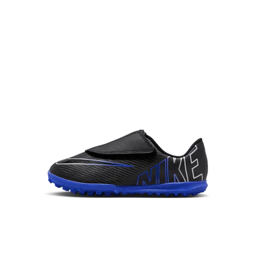 Nike Jr. Mercurial Vapor 15 Club Younger Kids' Turf Low-Top Football Shoes - Black