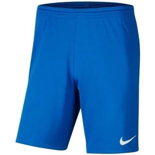 Nike  JR Park Iii Knit  boys's Children's Cropped trousers in Blue